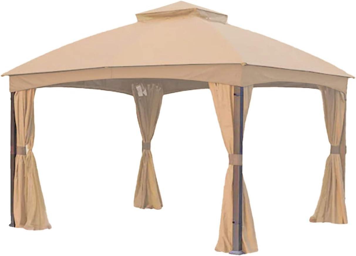 Garden Winds Replacement Canopy Top Cover Compatible with The Brown Frame Gazebo TPGAZ2303B - Riplock 350