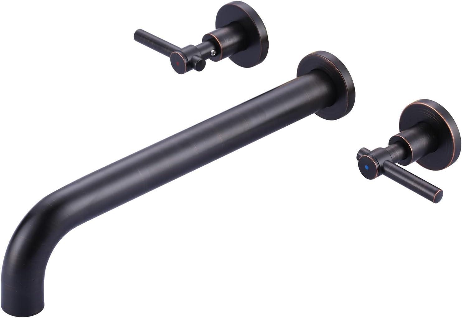 Aleasha AL-4E26RB Wall Mounted Optional Bathroom Faucet
