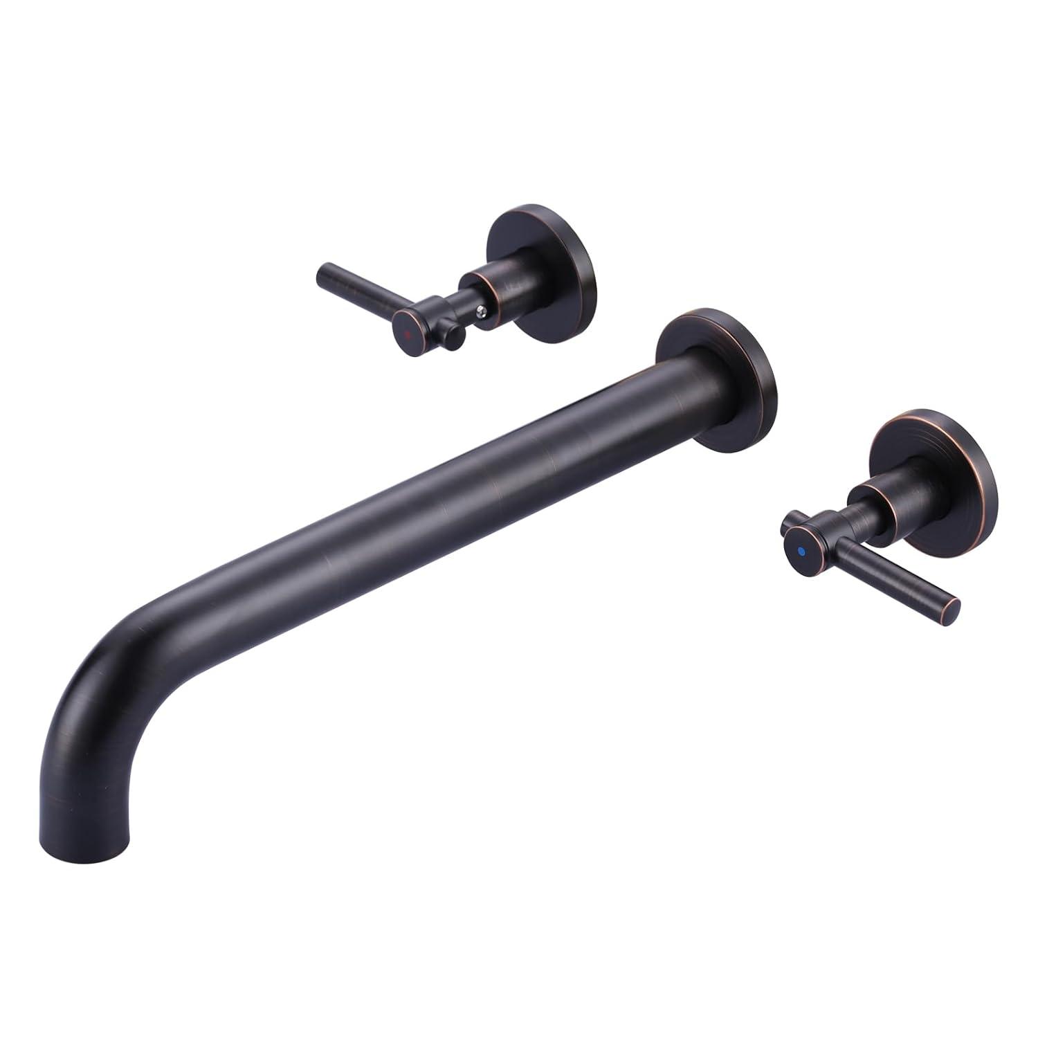 Aleasha AL-4E26RB Wall Mounted Optional Bathroom Faucet