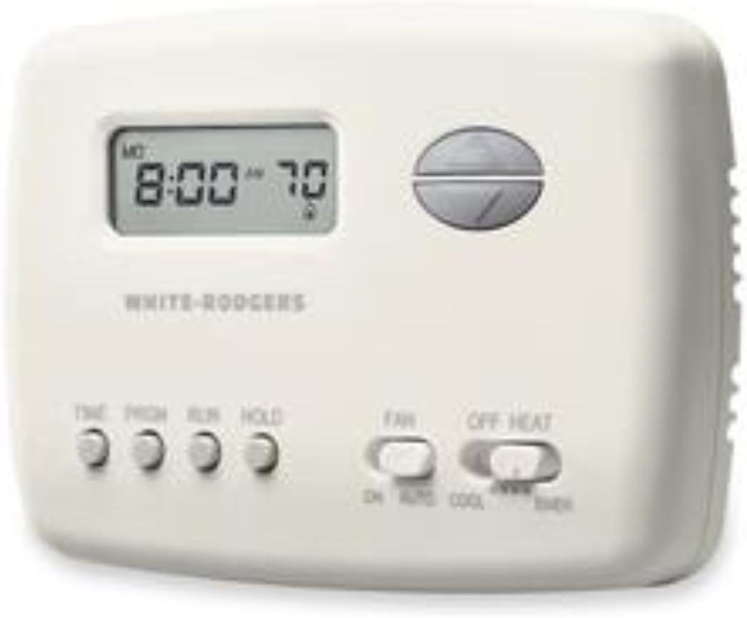 Emerson White Programmable Digital Single-Stage Thermostat