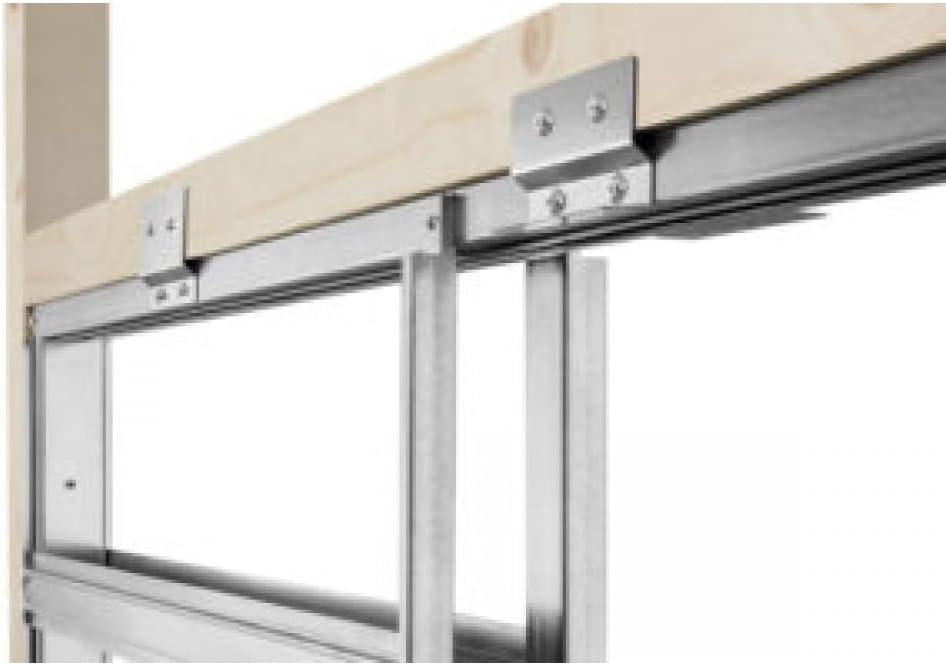 ROCKET 30-in x 80-in Steel Pocket Door Frame with Frame and hardware