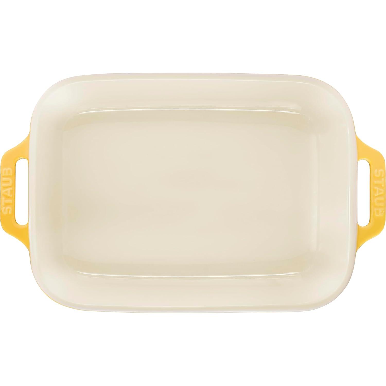 Staub ® Citron Rectangular Bakers, Set of 3