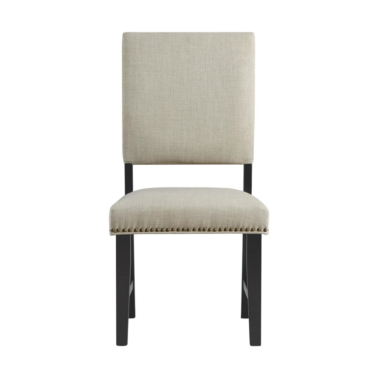 Laudine Solid Wood Side Chair in Taupe