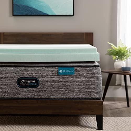 Beautyrest Beautyrest Cool Wave Memory Foam Mattress Topper, 2 Inch