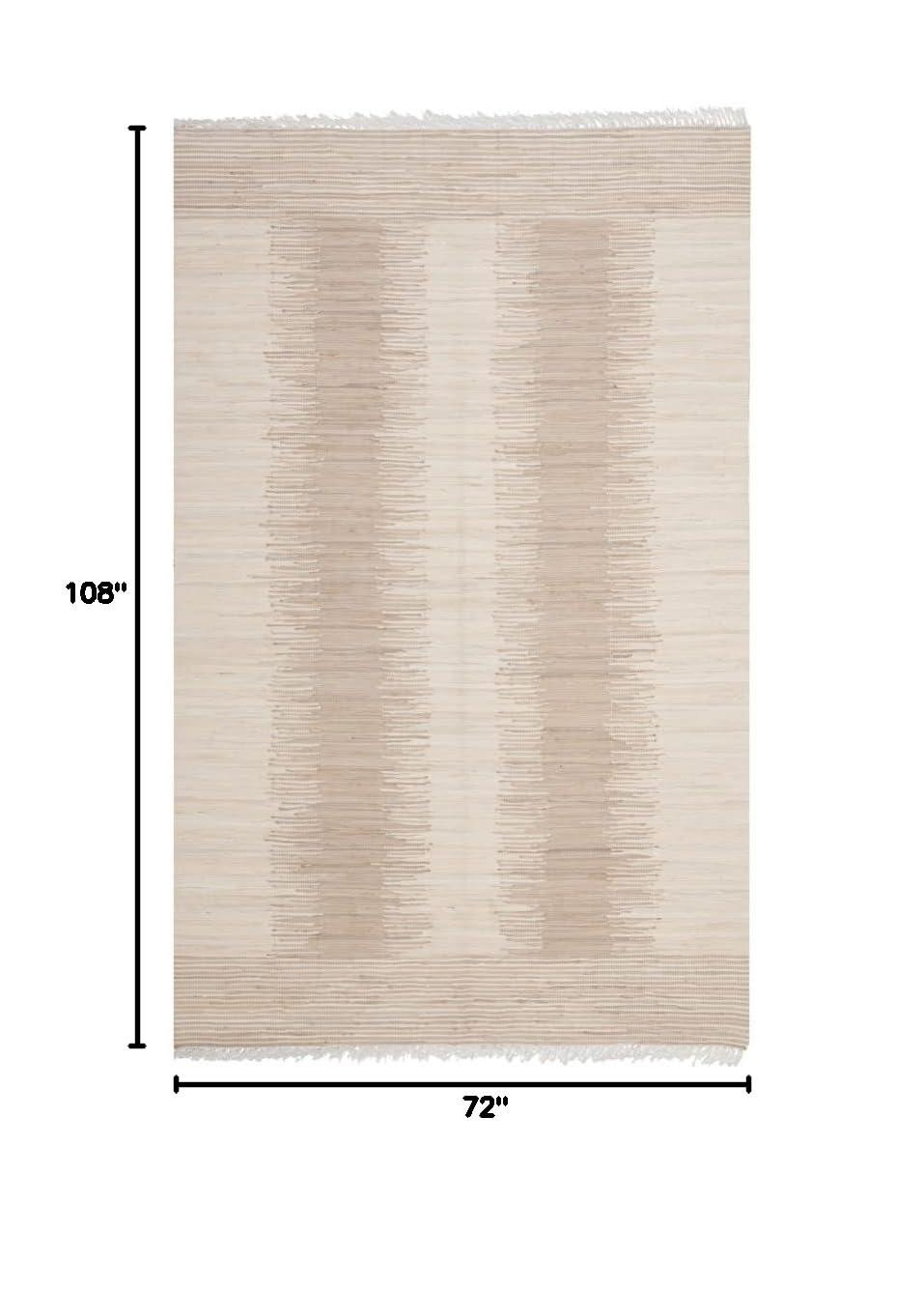 Montauk MTK752 Hand Woven Area Rug - Beige - 6'x9' - Safavieh.