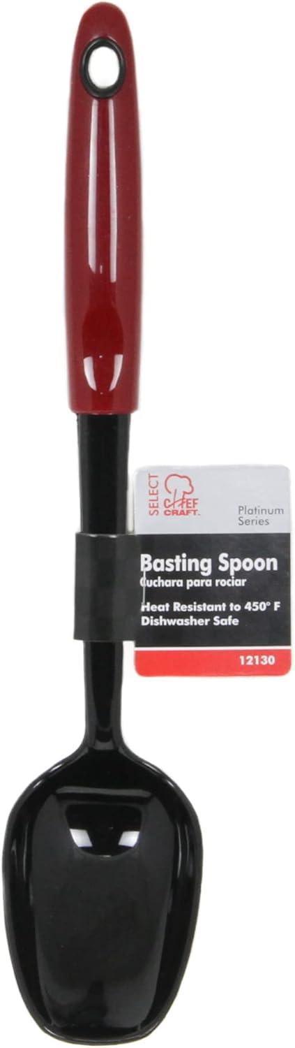 Chef Craft Select Nylon Basting Spoon, 12 inch, Red