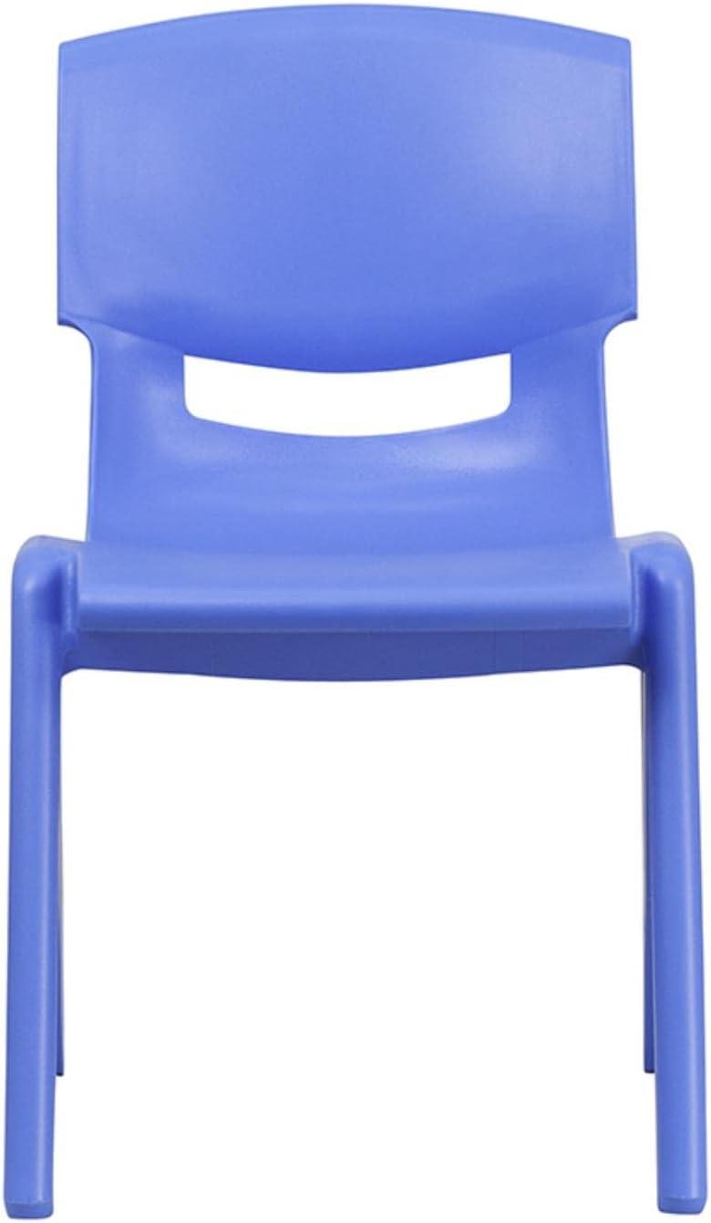 Bright Blue Lightweight Stackable School Chair for Kids