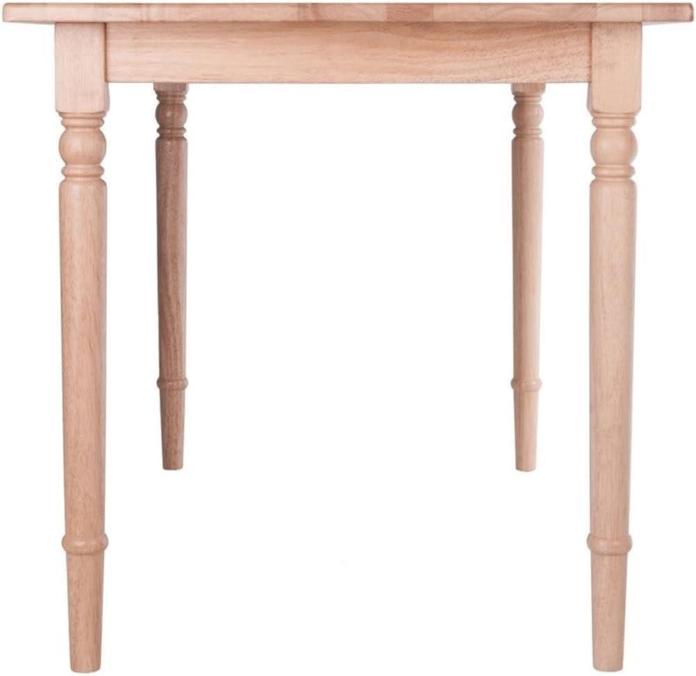 Ravenna Dining Table Natural - Winsome: Solid Wood, Farmhouse Style, Seats Six