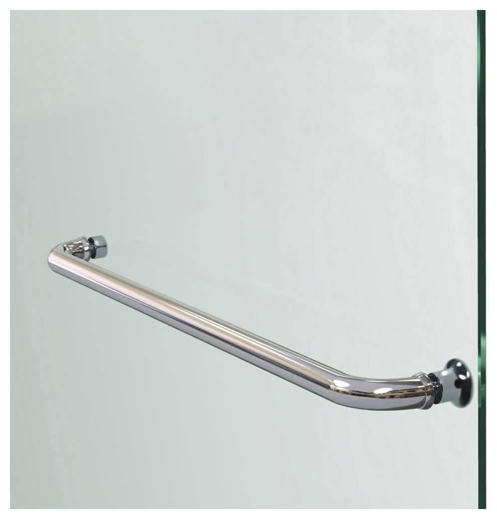 Aqua Ultra 57 "W x 58" H Semi-Frameless Tub Door with Return Panel