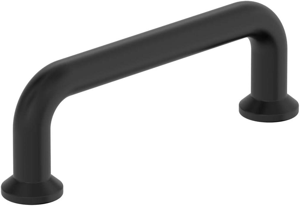 Matte Black 3-Inch Modern Cabinet Bar Pull