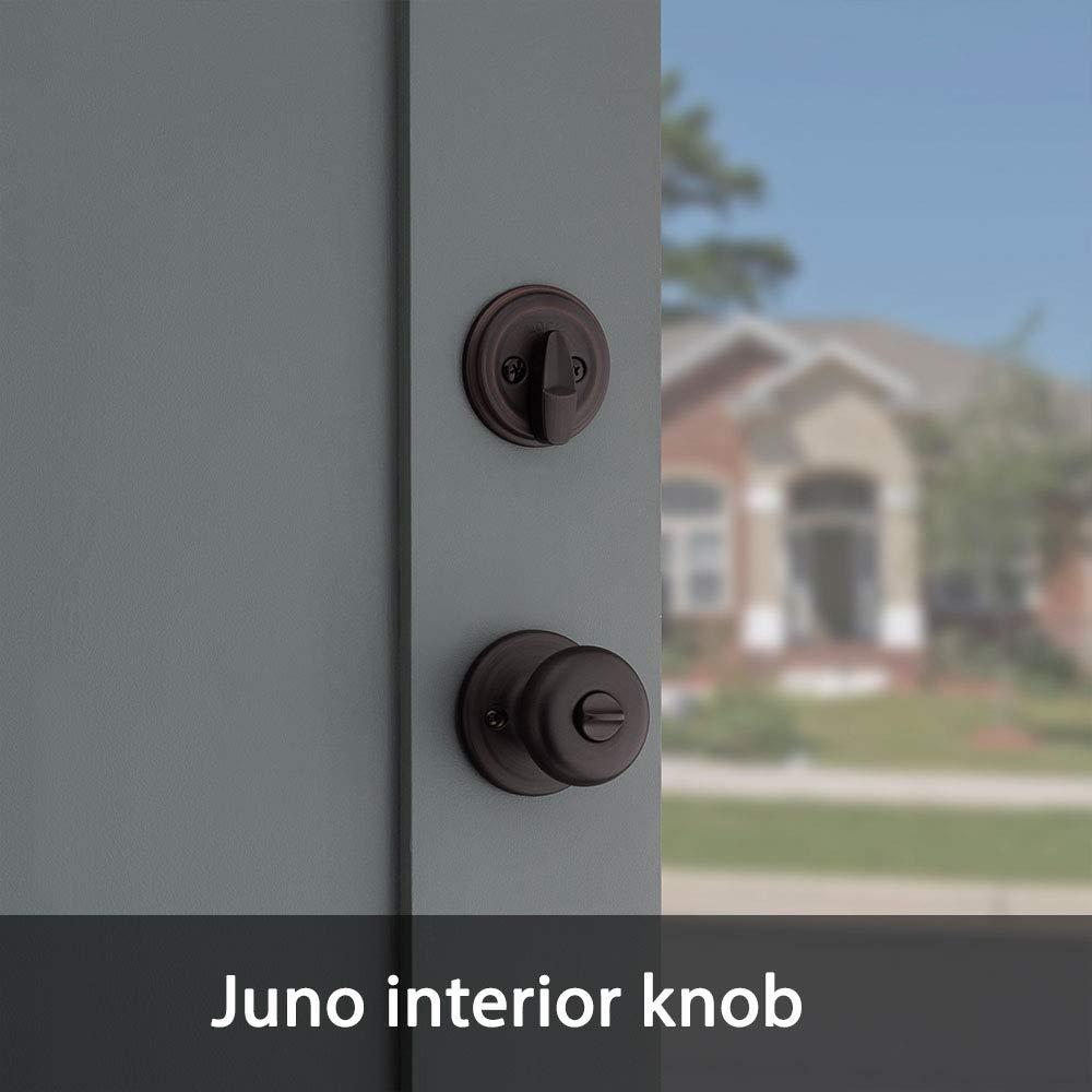 Kwikset Montara Handleset With Juno Knob - 553 Series - Complete Set