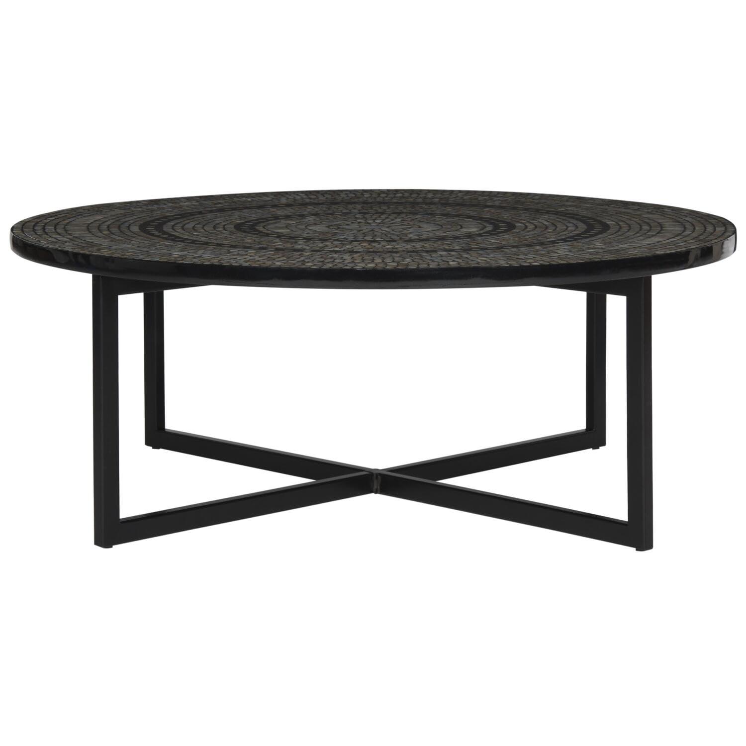 Cheyenne Coffee Table - Black - Safavieh