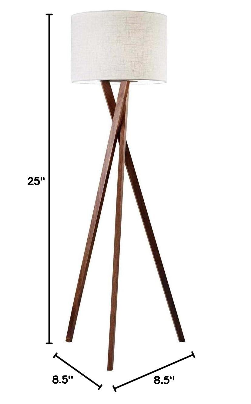 Harcourt Solid Wood Tripod Lamp