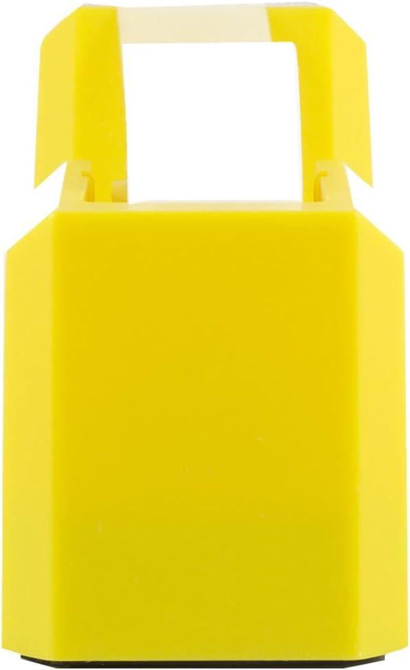 JAM Paper Colorful Desk Tape Dispensers - Yellow: Plastic Stationery for School & Office