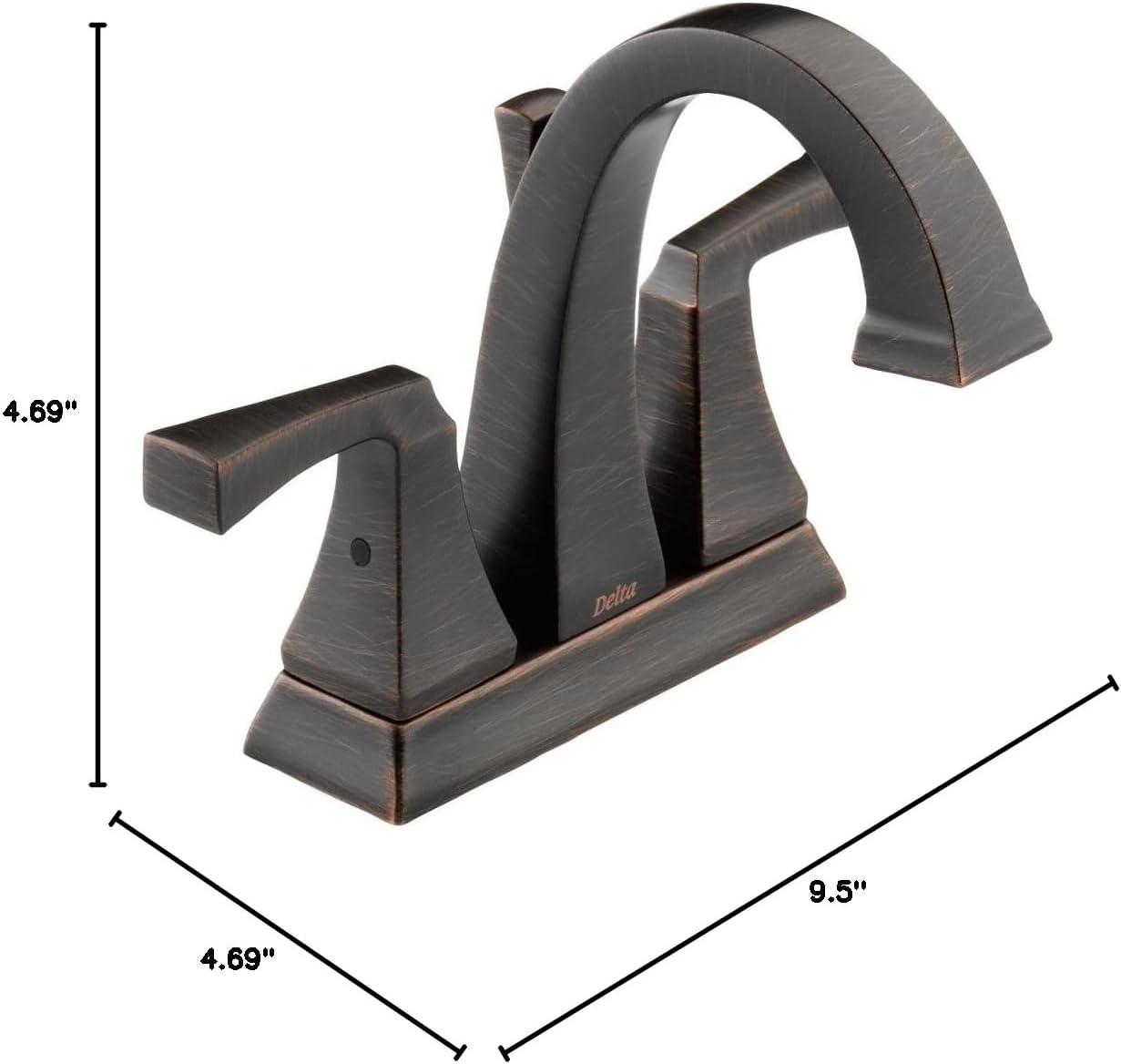 Dryden Centerset Bathroom Faucet with Drain Assembly