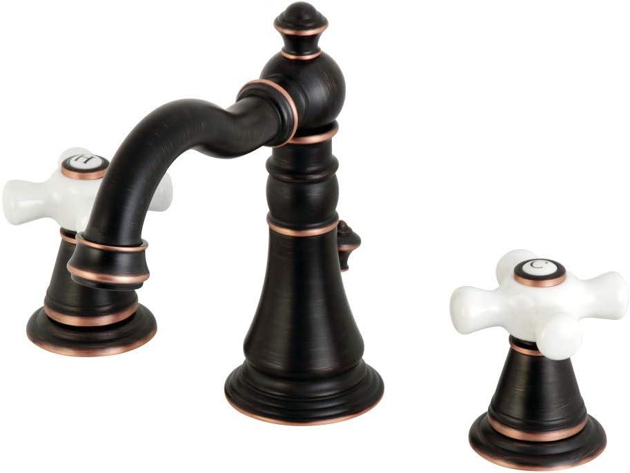 Victorian Era Inspired Naples Bronze Widespread Bathroom Faucet