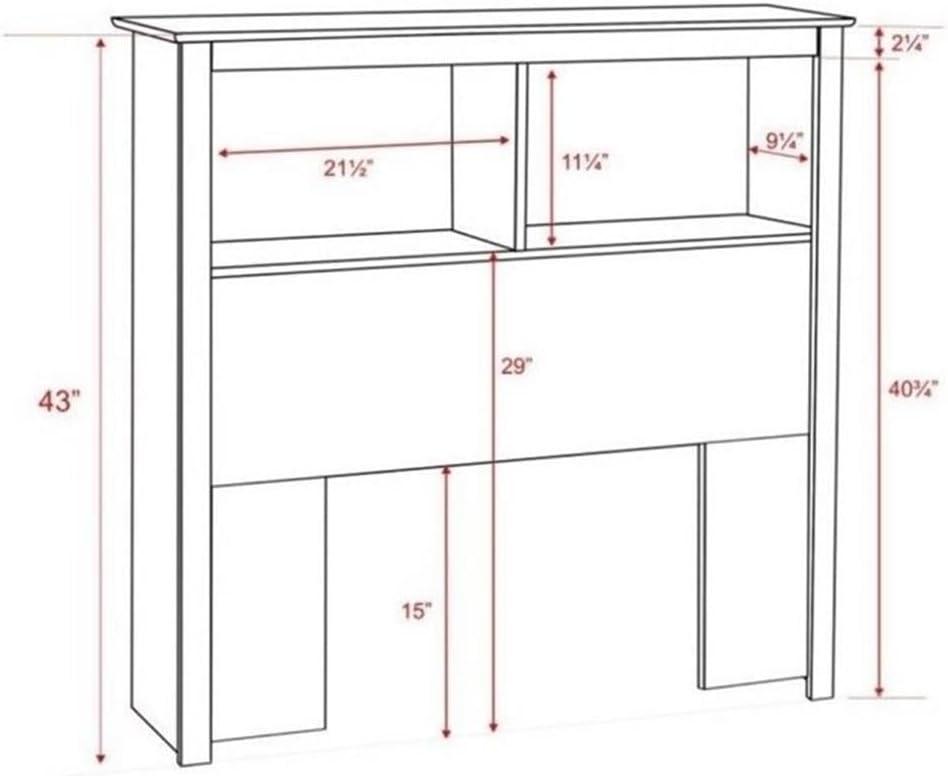 Bookcase Headboard - Prepac