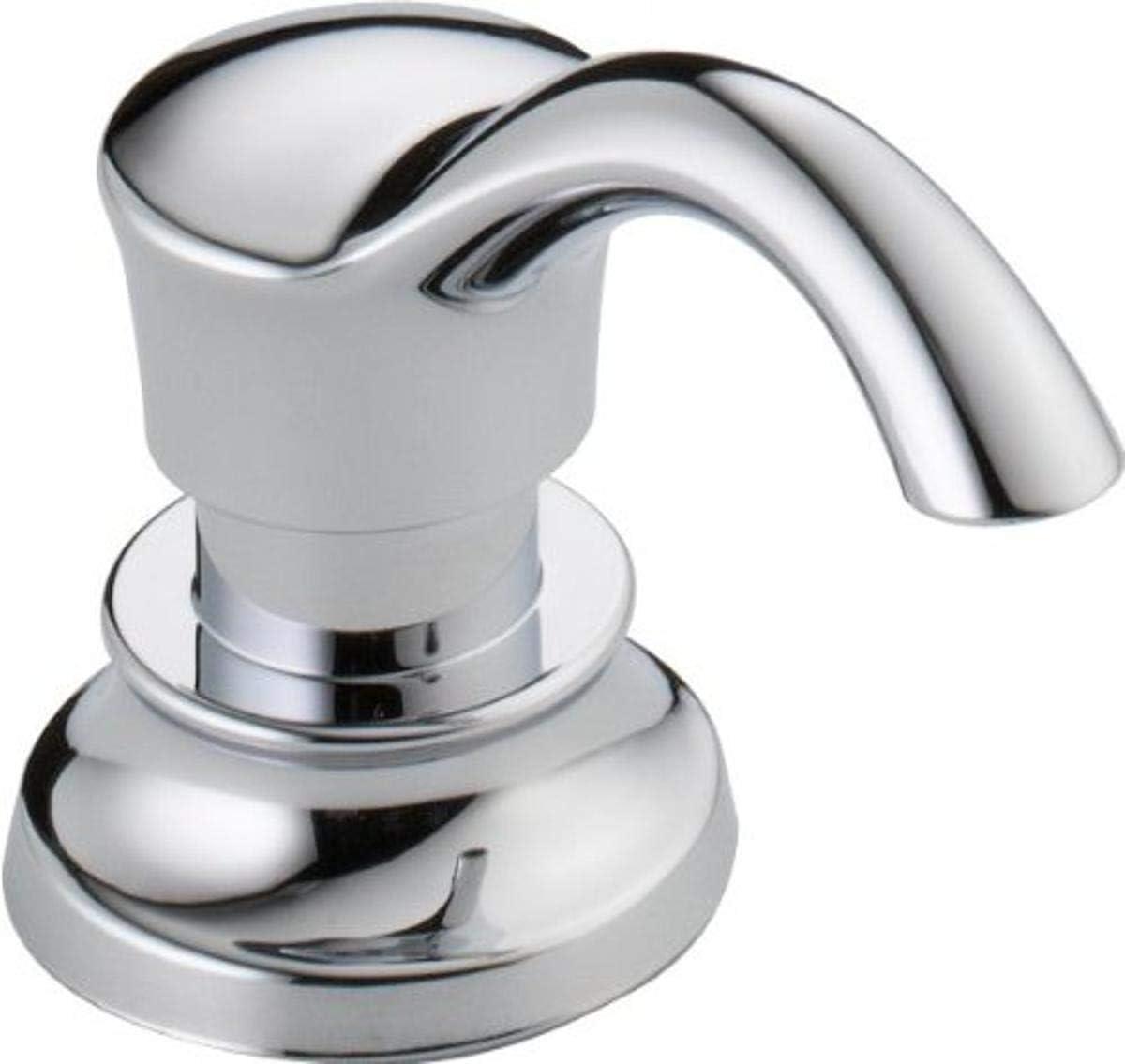 Chrome Kitchen Soap and Lotion Dispenser with ADA Compliance