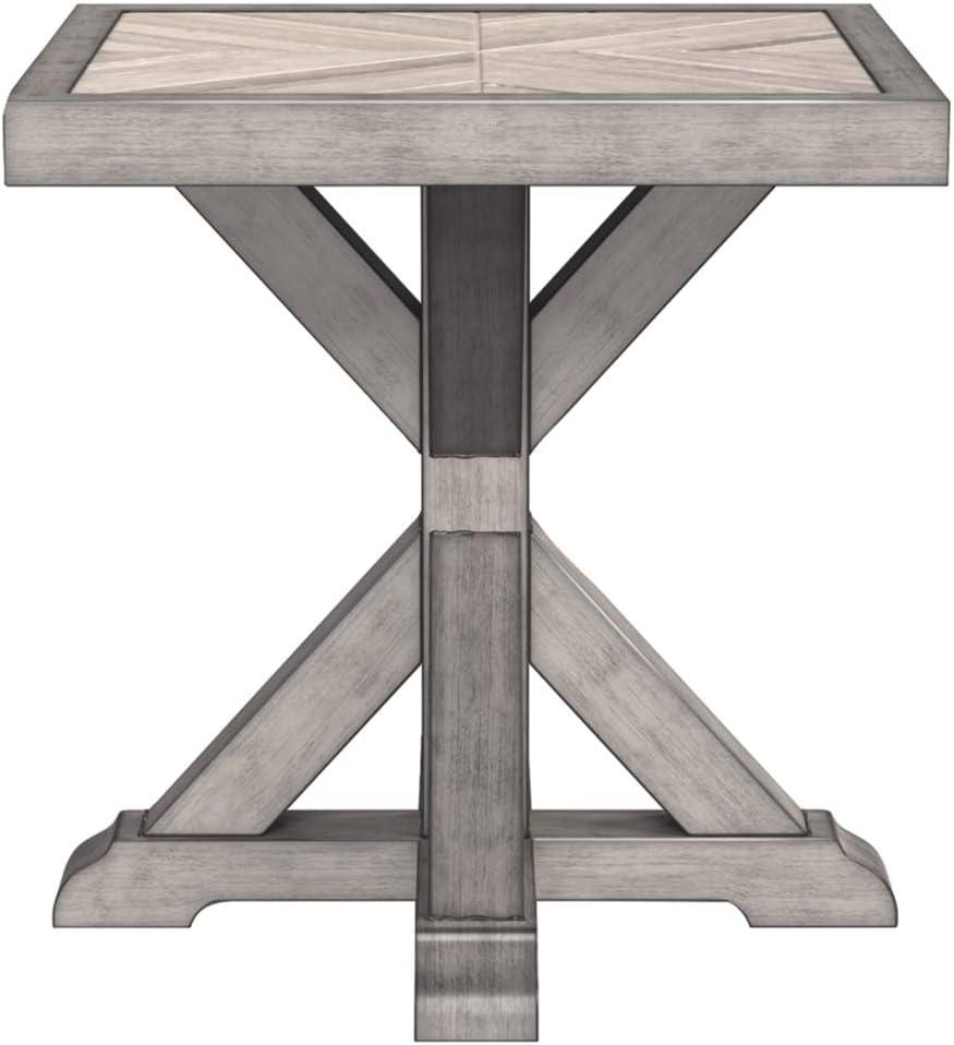 Signature Design by Ashley Casual Beachcroft End Table  Beige