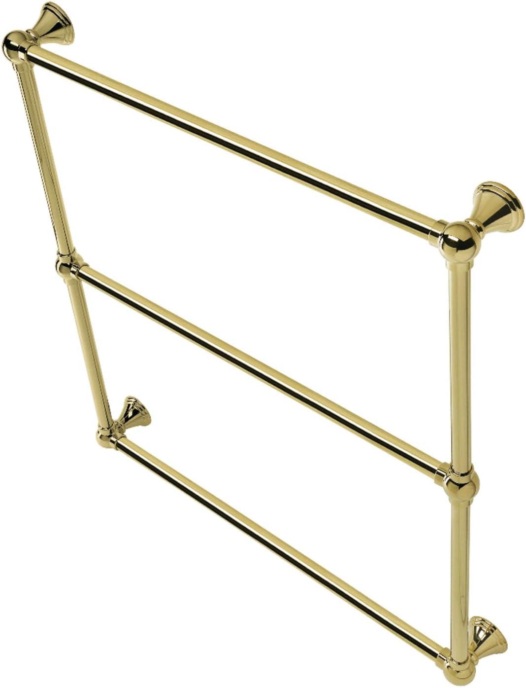 Kingston Brass DTC323019PB Kingston Brass Maximilien 30-Inch Wall Mount 3-Bar Towel Rack