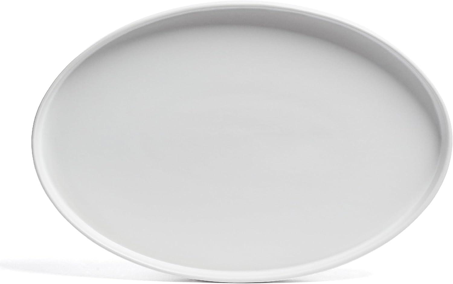 over&back Stackable Oval Serving Platter - Semi - Perfect for Tabletop & Décor