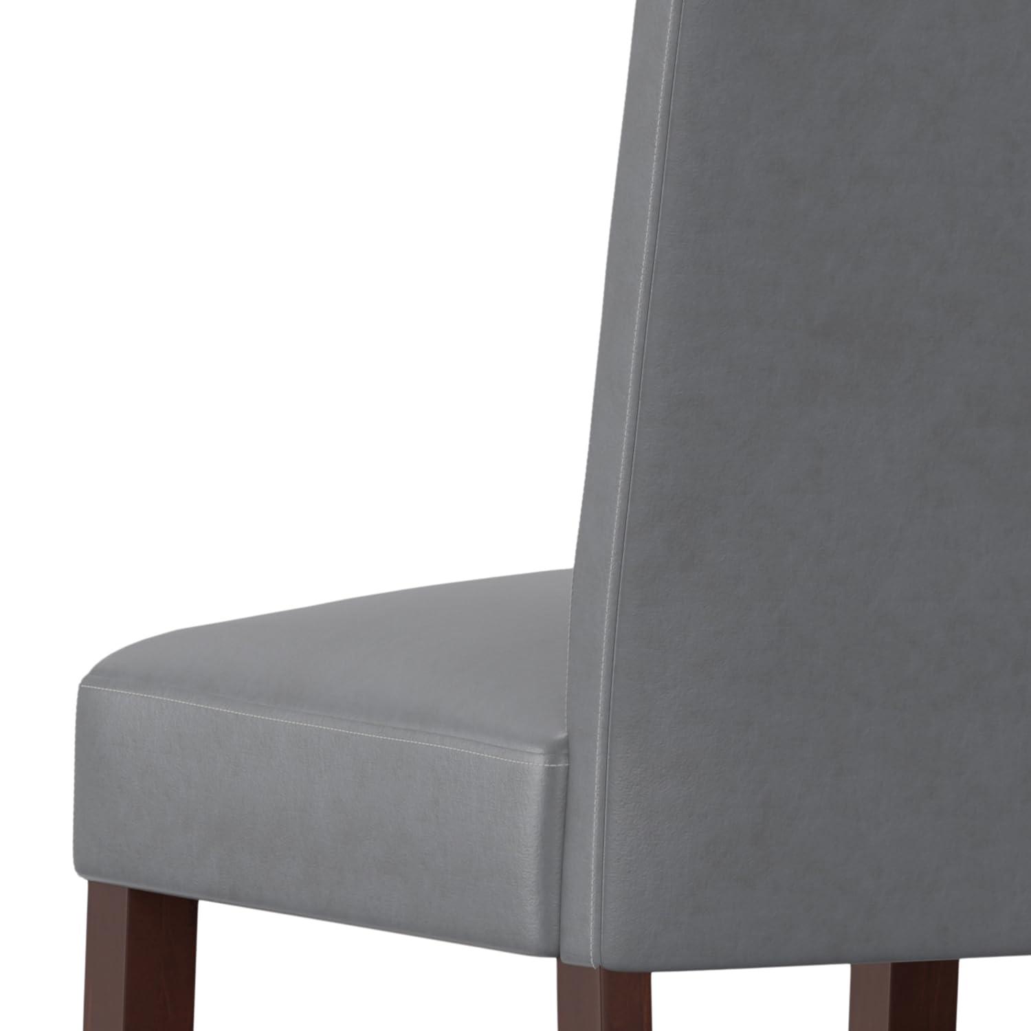 Simpli Home Ezra Dining Chair (Set of 2) in Stone Grey