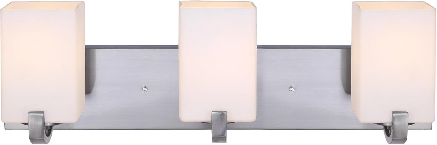 Palmer 3-Light Brushed Nickel Bath Light
