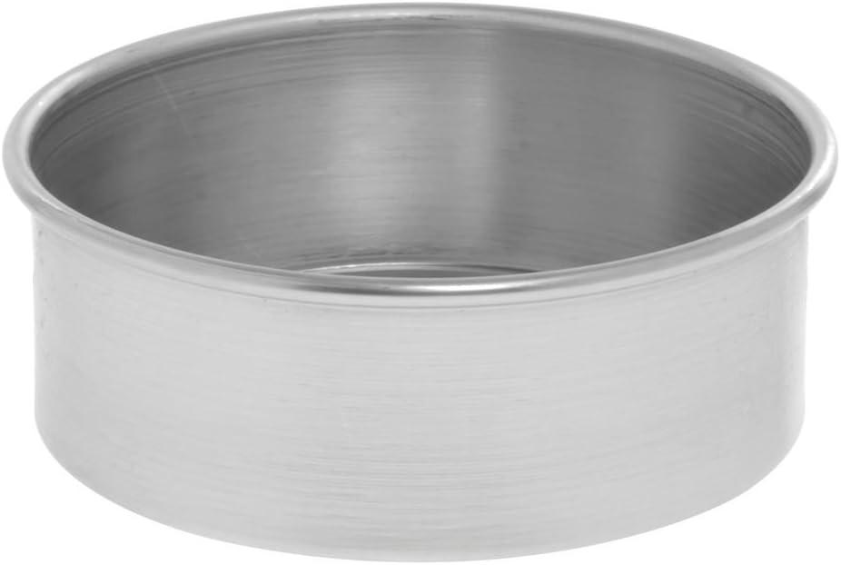 8-Inch Round Silver Aluminum Cake Pan