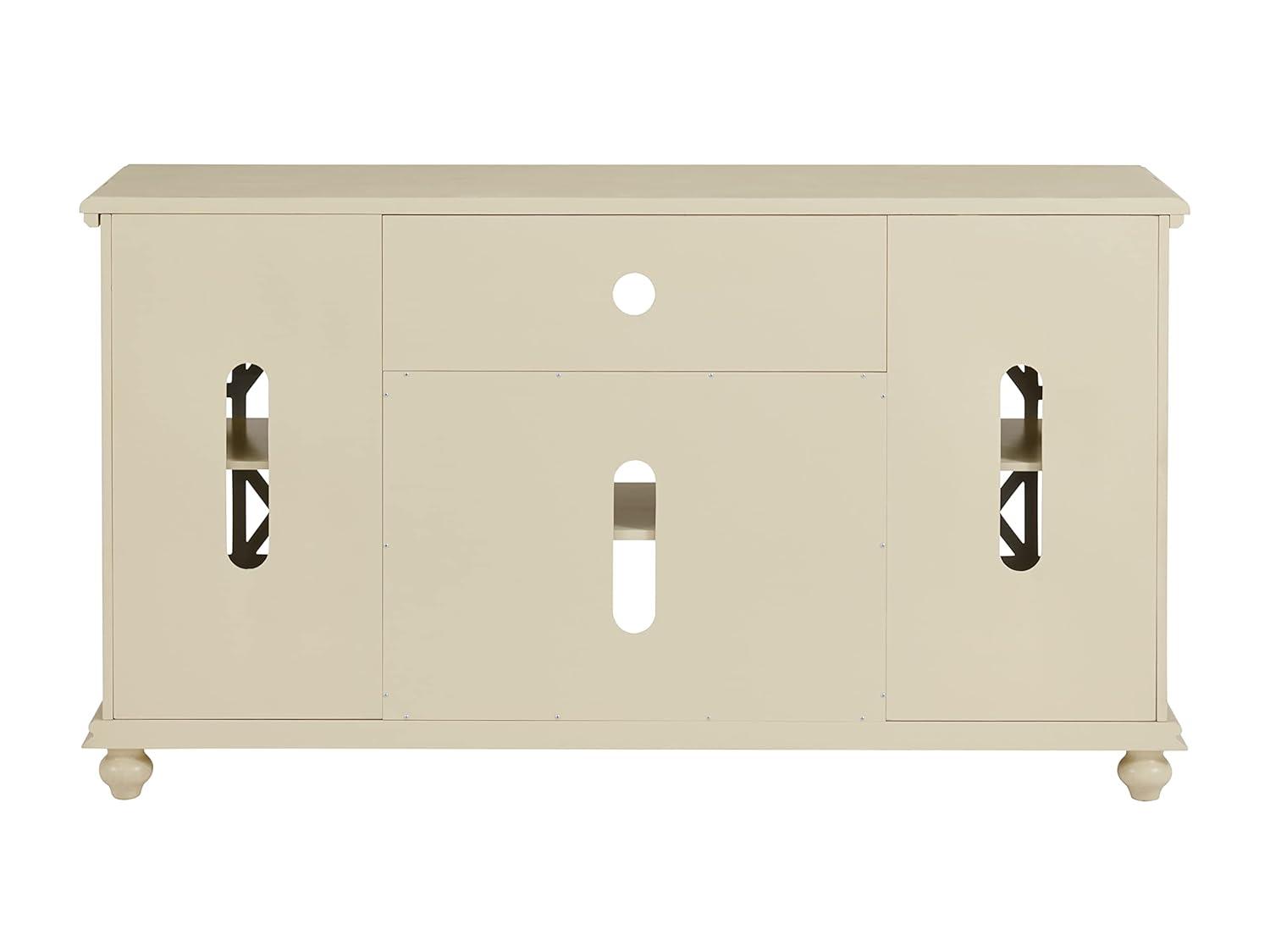 Martin Svensson Home Elegant 2 Door Antique White 63" TV Stand