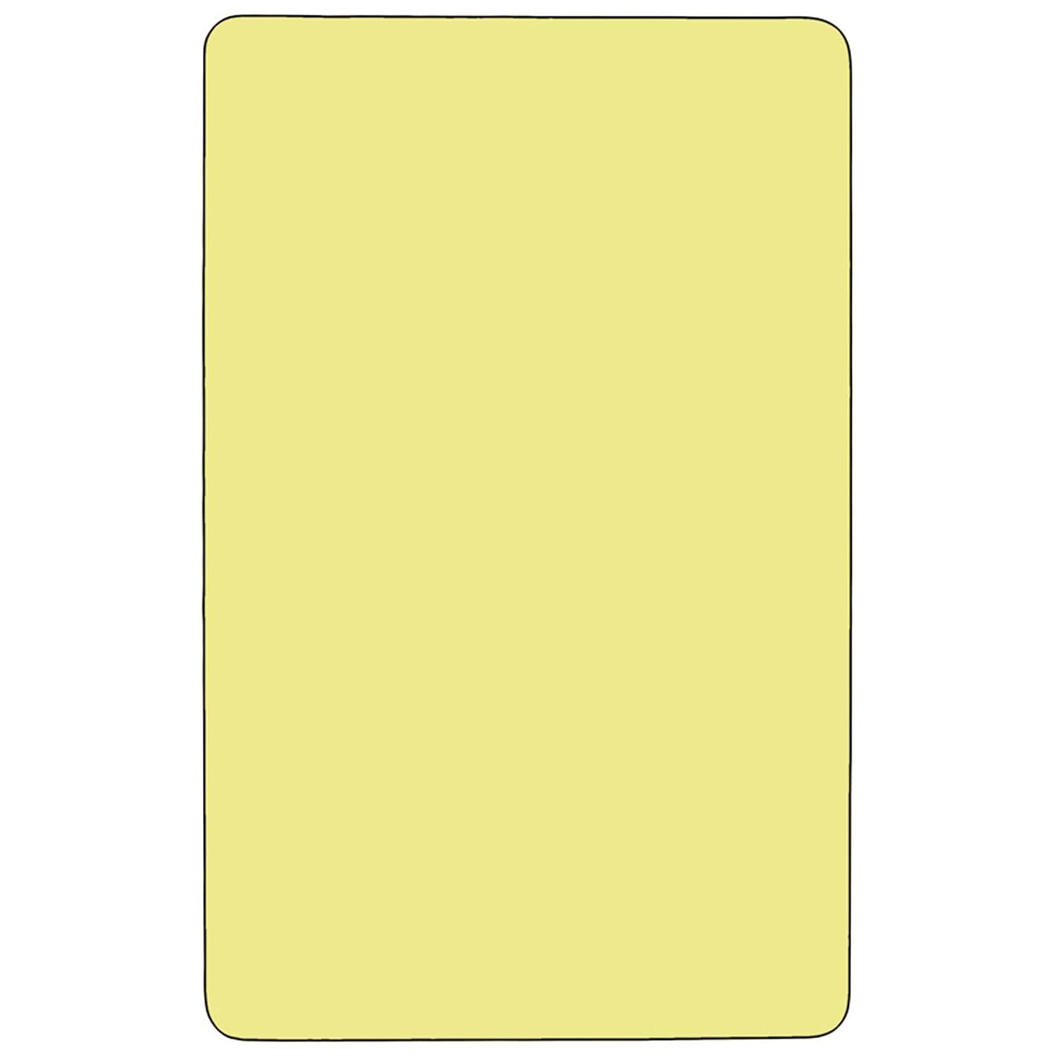 Goddard 24''W x 48''L Rectangular HP Laminate Activity Table - Adjustable Legs