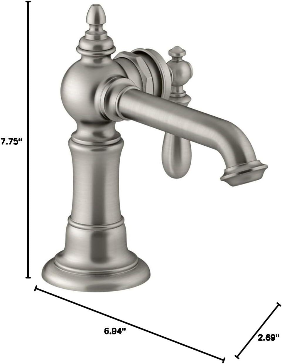 Artifacts® Single Hole Bathroom Faucet with Drain Assembly
