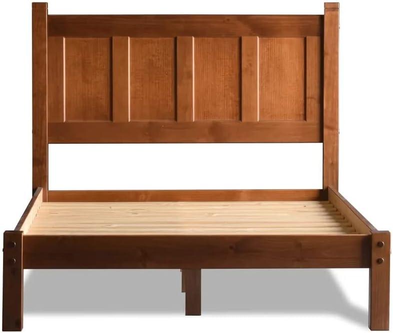 Shaker Solid Wood Panel Bed