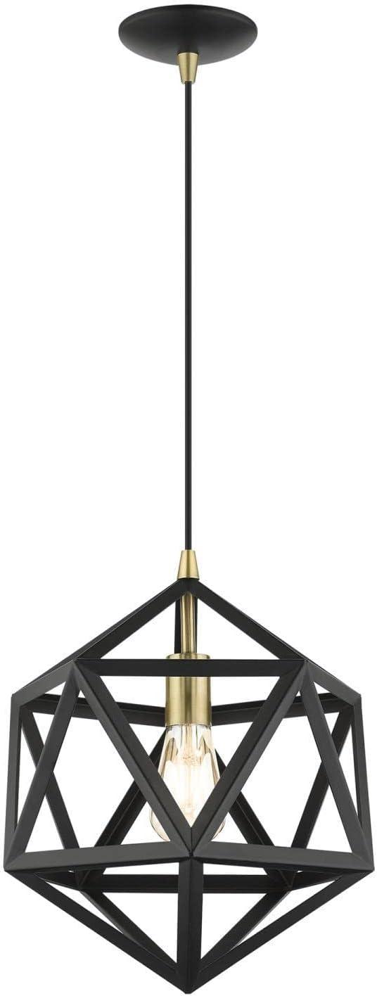 Livex Lighting Geometric 1 - Light Pendant in  Textured Black