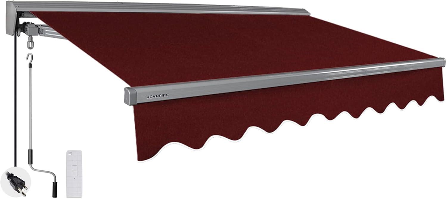 Classic Motorized Retraction Slope Patio Awning