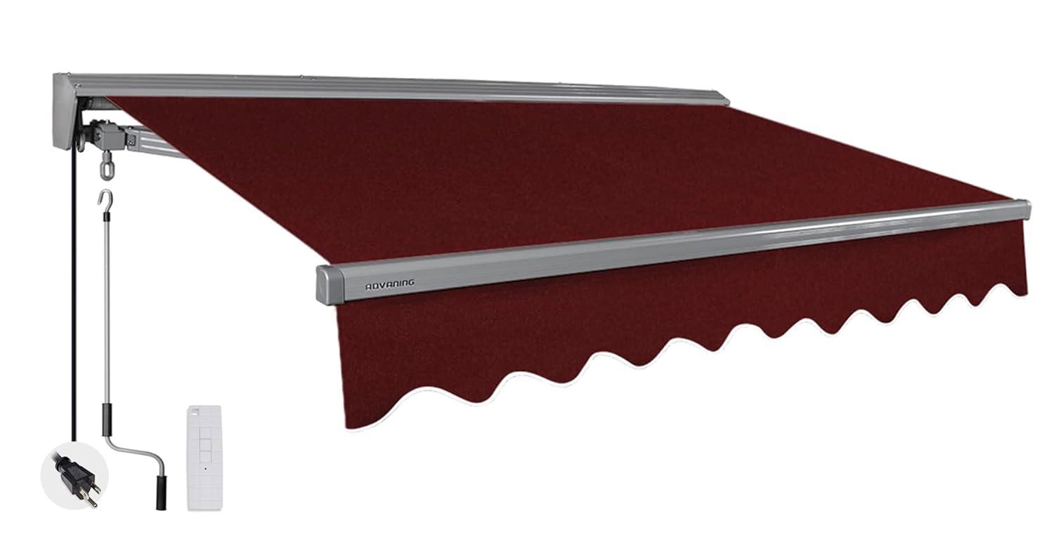 Advaning Classic Motorized Retraction Slope Patio Awning