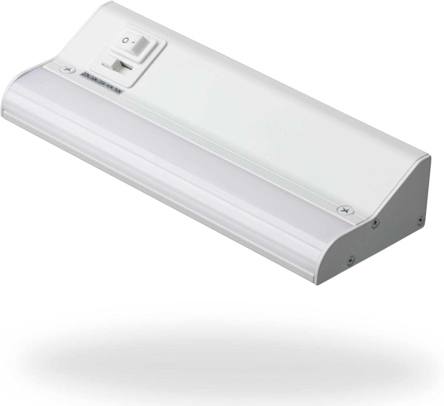 American Lighting UCR-5CCT-8-WH Undercabinet 8 in. 5CCT LED Courant, White Finish