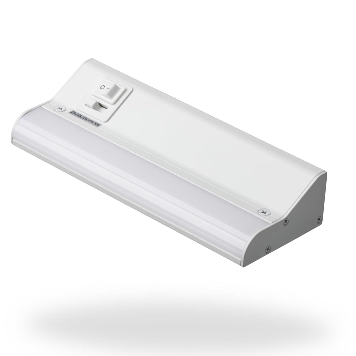 American Lighting UCR-5CCT-8-WH Undercabinet 8 in. 5CCT LED Courant, White Finish