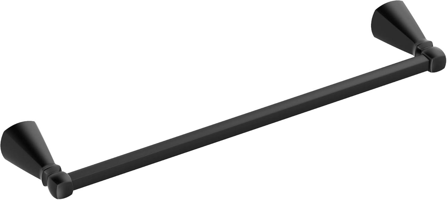 American Standard 7018018.243 Edgemere 18-inch -Towel Rack Bar, Matte Black