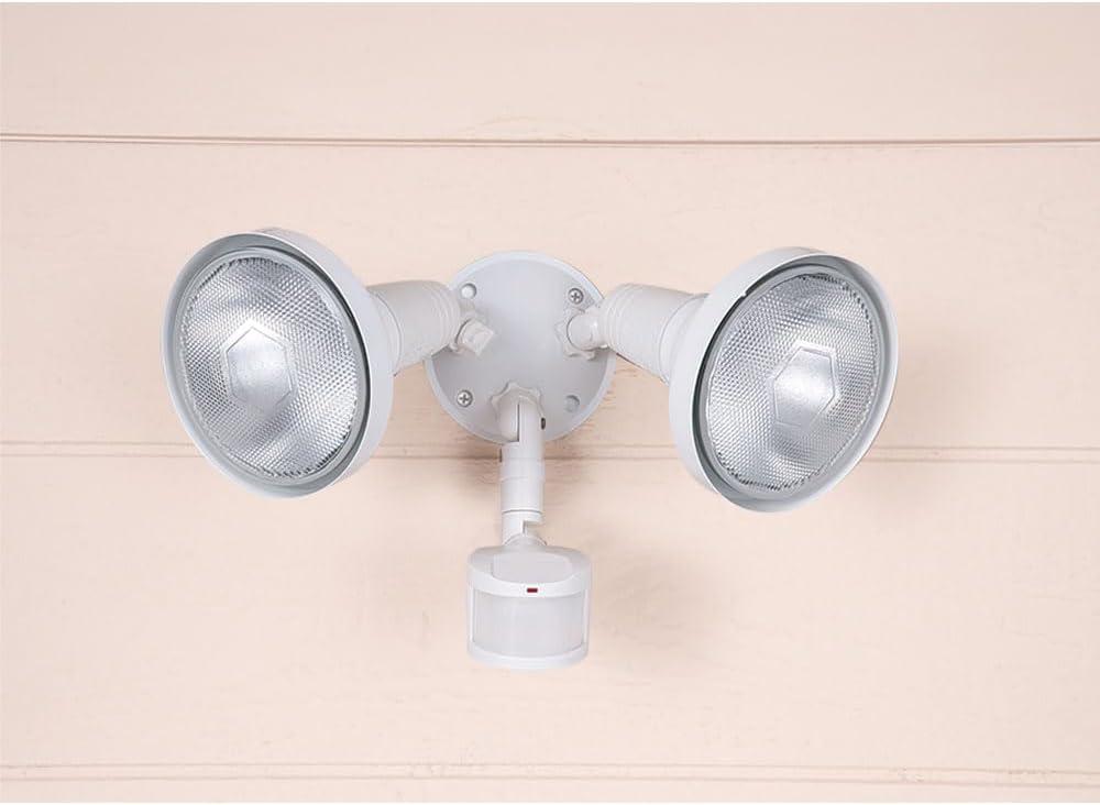 All-Pro Motion-Sensing 180 deg Incandescent White Outdoor Floodlight Hardwired