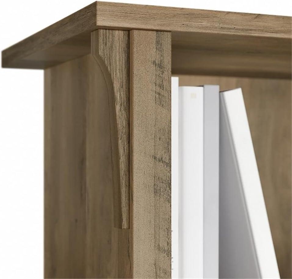 Red Barrel Studio® Khadesha Tall 5 Shelf Bookcase - Set Of 2