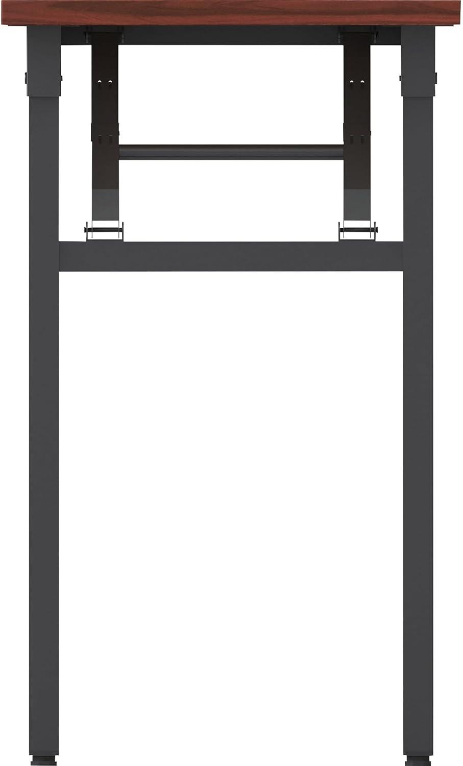 Rectangle 2 Person Flip Top 18'' L Modular Training Table with Modesty Panel