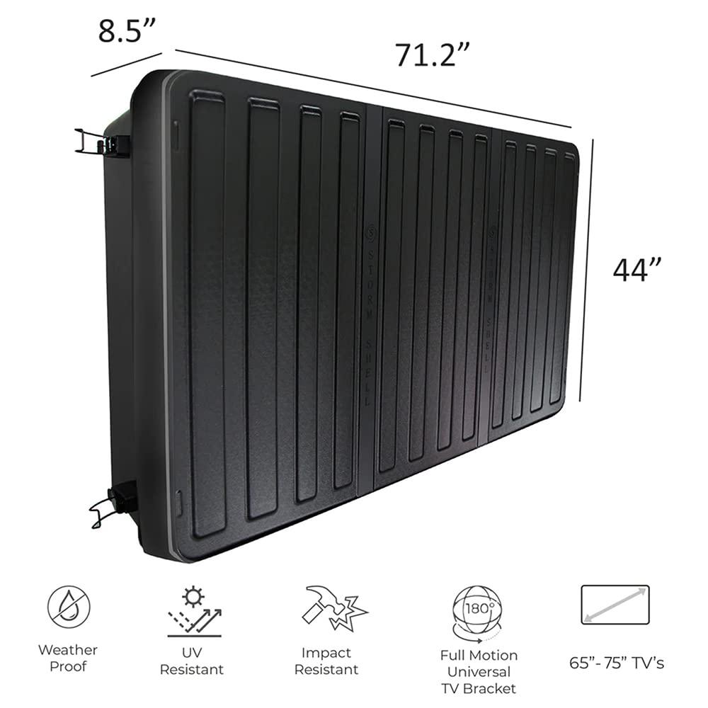 Storm Shell Storm Shell Black OUTDOOR TV ENCLOSURE