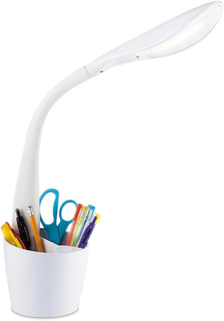 OttLite OttLite LED Desk Space Organizer Lamp, 4 Brightness Levels, Touch Controls, Flexible Neck Height