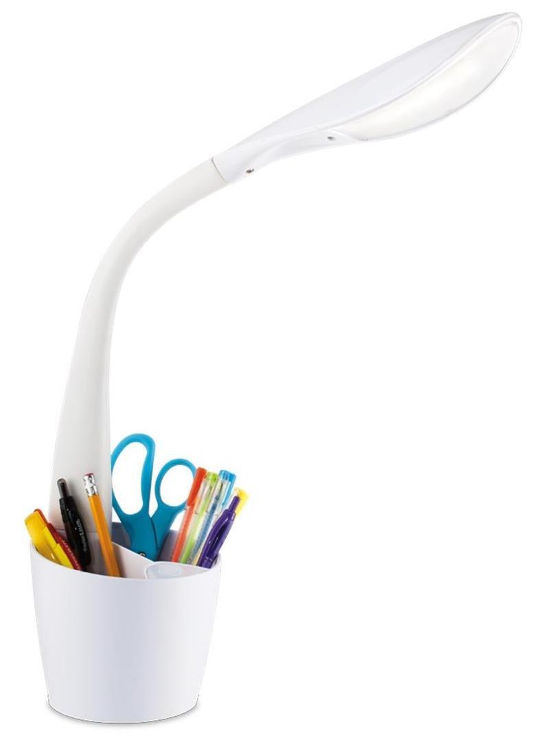 OttLite OttLite LED Desk Space Organizer Lamp, 4 Brightness Levels, Touch Controls, Flexible Neck Height