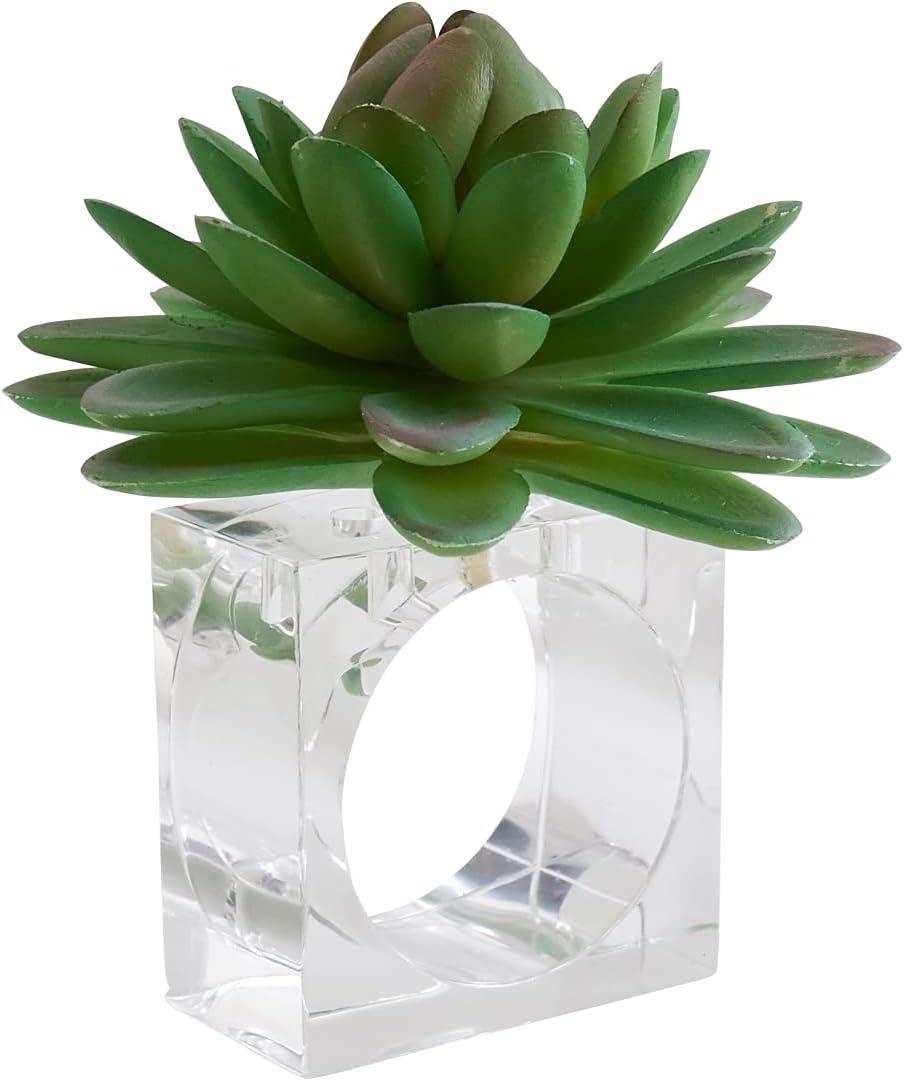 Saro Napkin Ring Collection Napkin Ring (Set of 4)