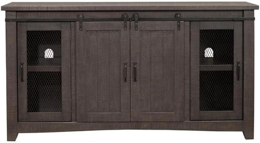Sierra 65" Solid Wood TV Stand Gray Finish - Martin Svensson Home