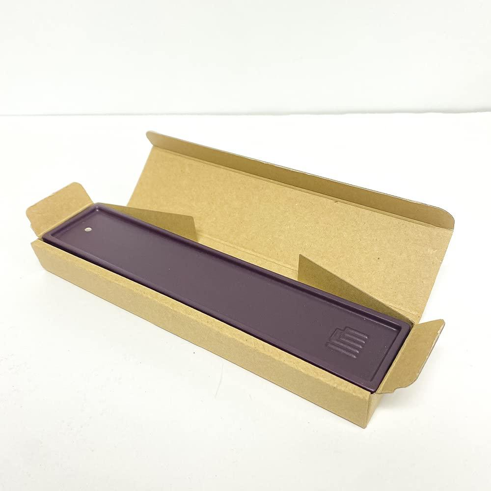 Yukari Ceramic Incense Holder for Bamboo Stick Incense, Purple