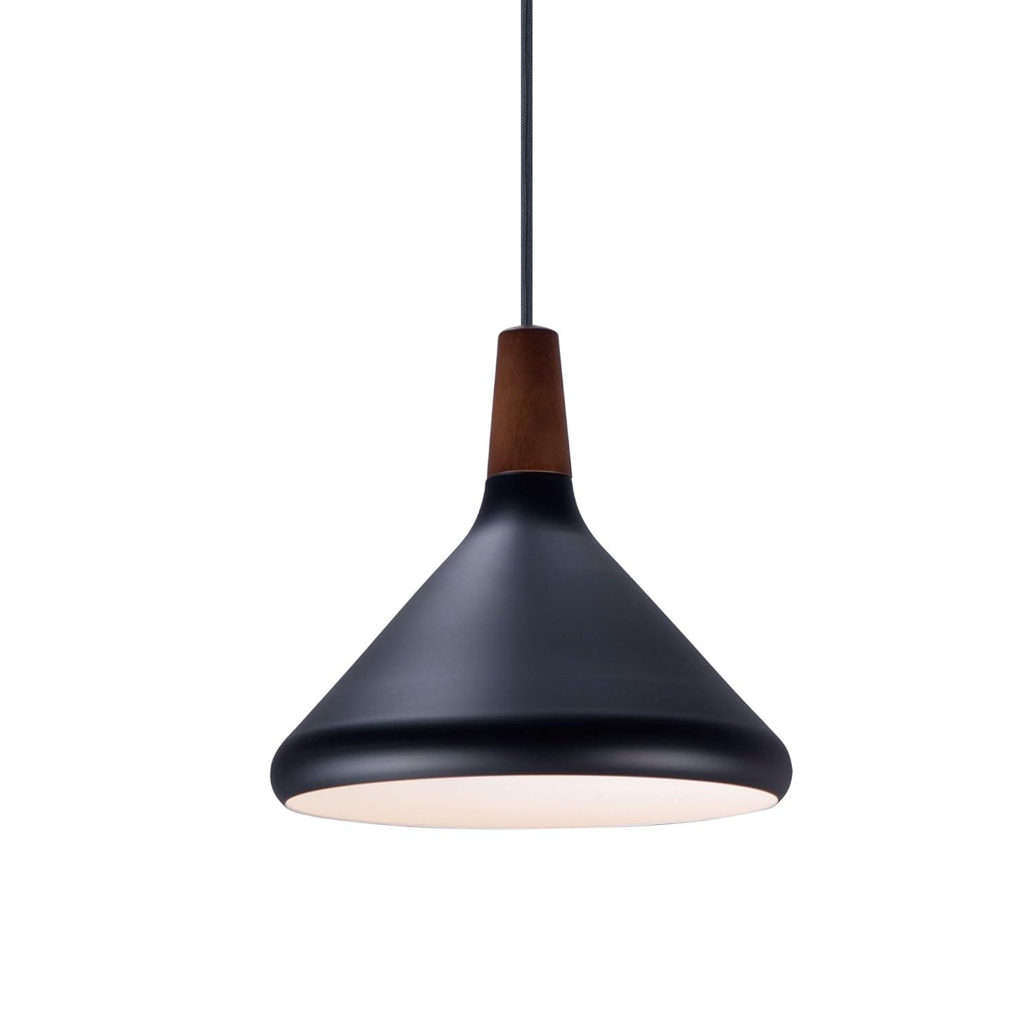 Maxim Lighting Nordic 1 - Light Pendant in  Walnut/Black