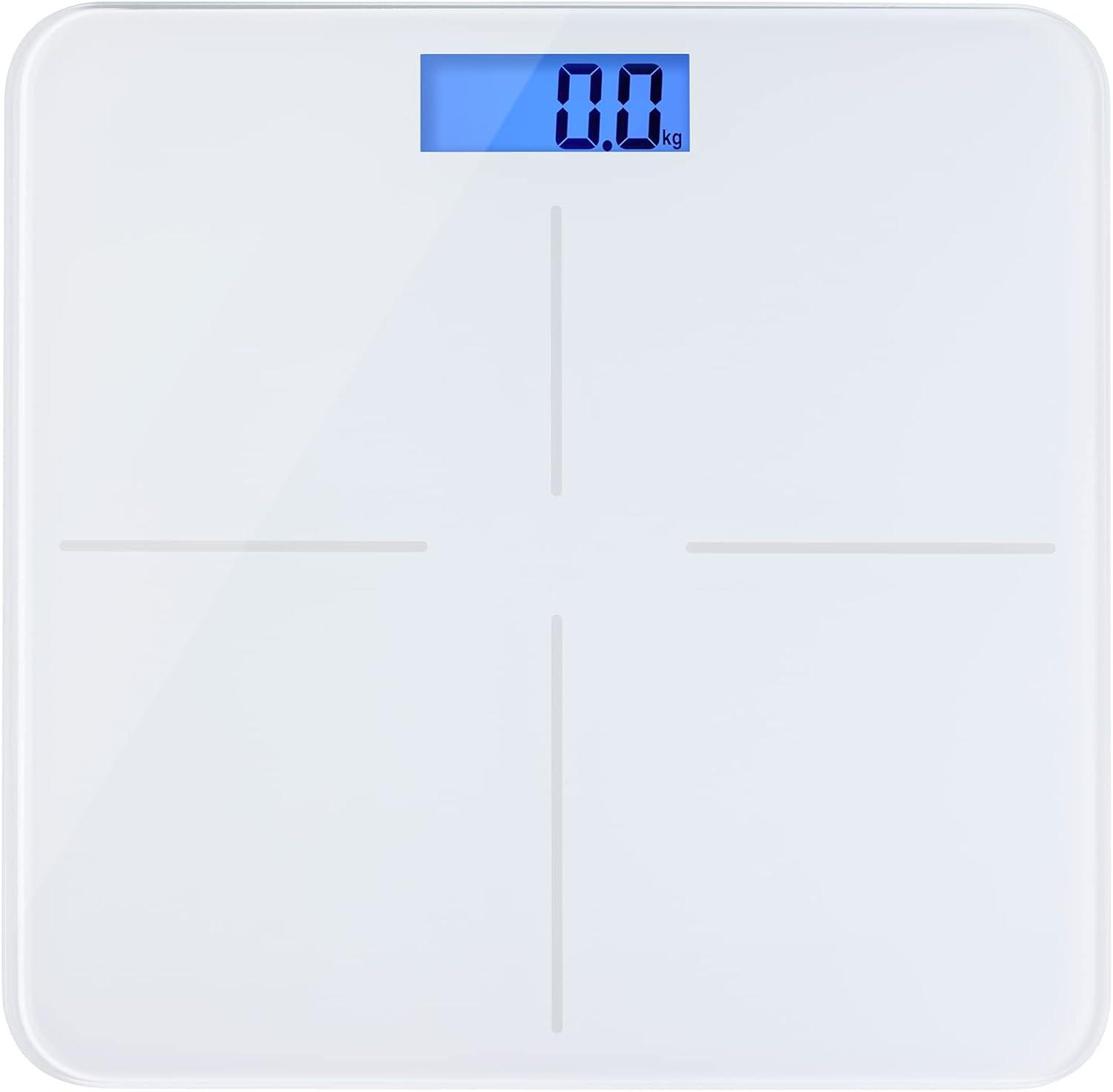 Prominence Home Ultra Thin, White Scale with Easy To Read LCD Display - Auto Step On