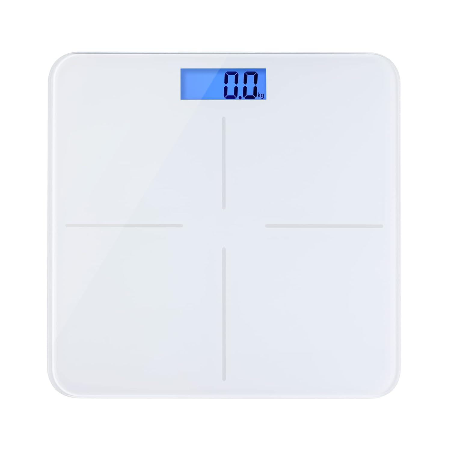 Prominence Home Ultra Thin, White Scale with Easy To Read LCD Display - Auto Step On